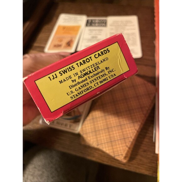 1JJ Swiss Tarot Cards 78 Card Tarot Deck & Guidebook USED, Switzerland - Picture 9 of 12